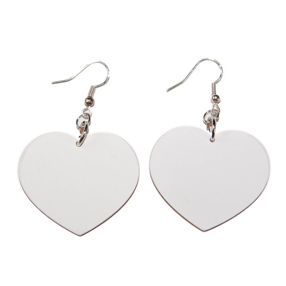 3/$25 Kawaii Pastel Cherry Sparkly Orange Resin Heart Earrings Hypoallergenic - Picture 2 of 3